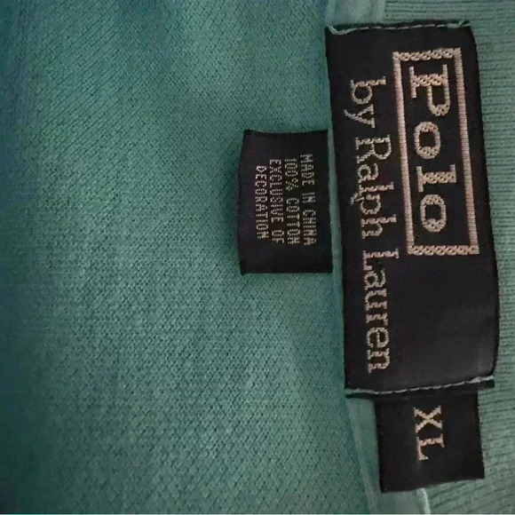 Polo Ralph Lauren Turquoise Men’s Polo with Fuchsia Pony XL - Picture 3 of 5